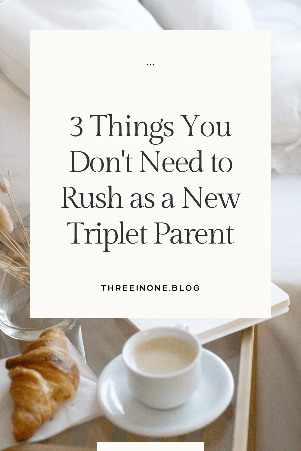 3 Things You Don’t Need to Rush as a New Triplet Parent